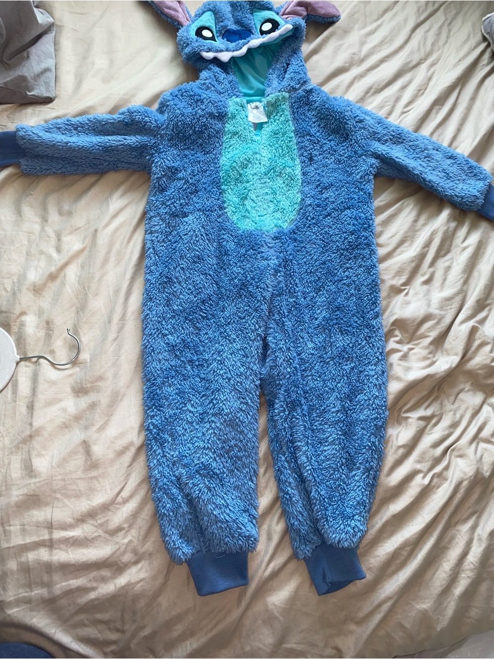 Disney Stitch Plush Footless Costume Onesie Size 3